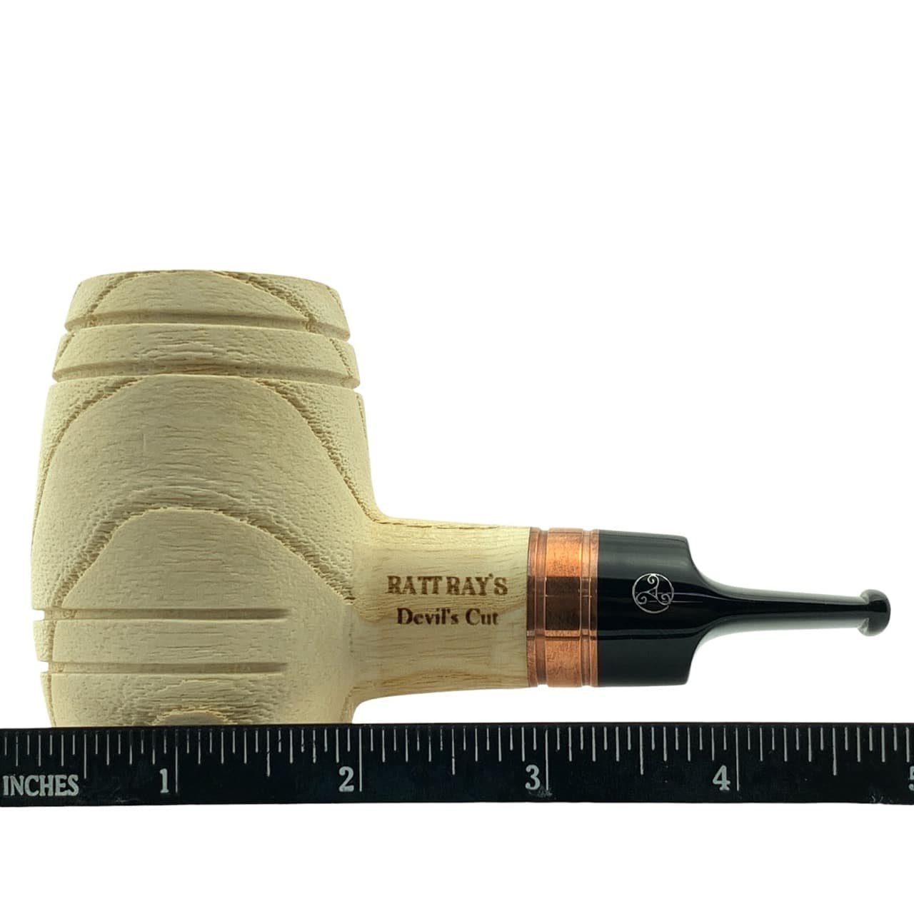 Rattray’s – Devil’s Cut G Natural Olive Wood Tobacco Pipe #1 - Image 10