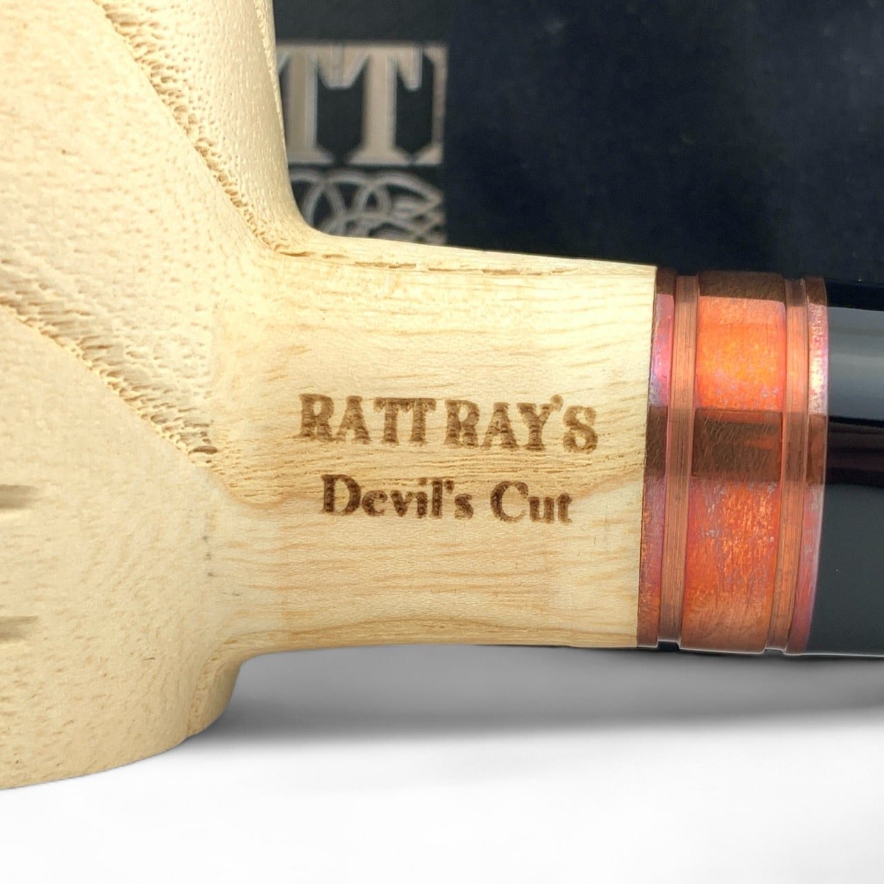 Rattray’s – Devil’s Cut G Natural Olive Wood Tobacco Pipe #1 - Image 6