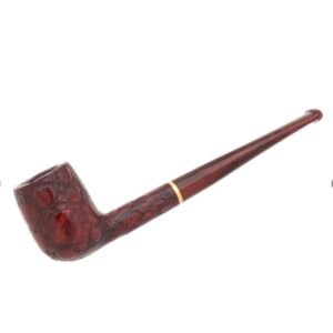 Savinelli Pipe: Alligator Elegance Brown (105E) Billiard Tobacco Pipe