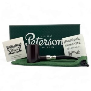 Peterson Pipe: Dark Red Spigot (701) Fishtail Poker