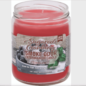 Smoke Odor Exterminator Candle Sugared Cranberry 13oz.