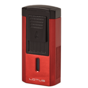 Lotus Duke V Serrated Cigar Cutter Lighter Red & Black