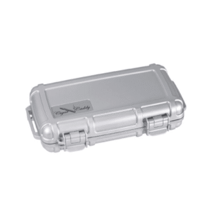 Cigar Caddy 5 Count Silver