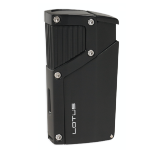 Lotus Czar Quad Flame Cigar Lighter Black