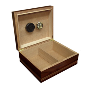 Prestige Import Group Duke Cigar Humidor Almond Finish up to 50 Cigar Capacity
