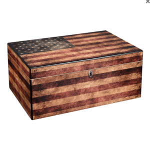 Humidor Supreme Old Glory Humidor – 100 Count Cigars
