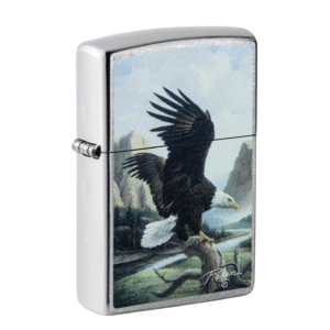 Zippo Lighter: Bald Eagle by Linda Pickens – Street Chrome