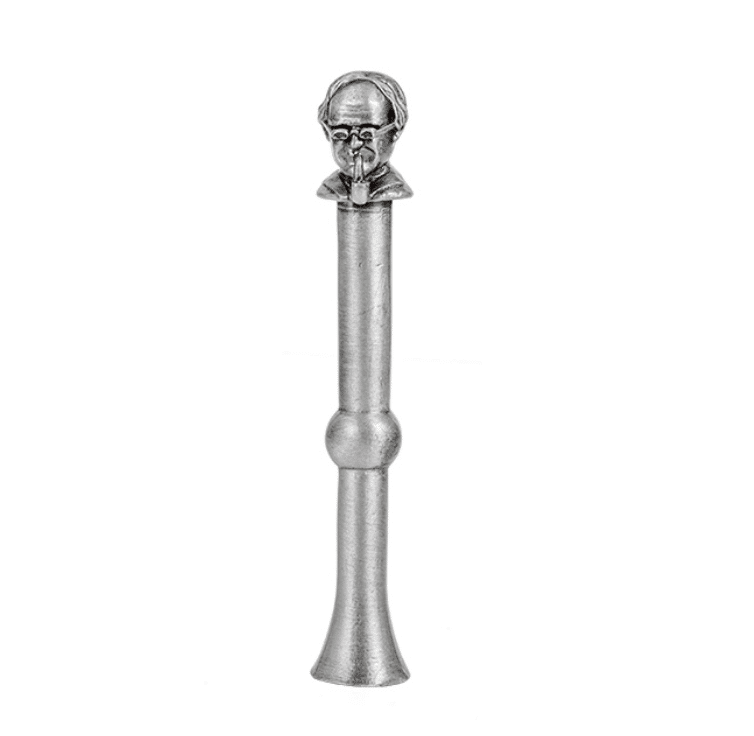 Peterson Thinking Man Pewter Tamper
