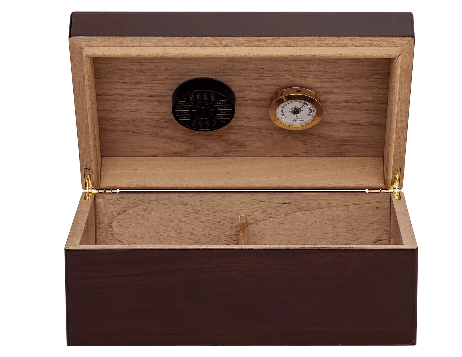 Quality Importers Up to 50 Ct Rouge Cherry Red Cigar Humidor - Image 2