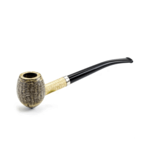Missouri Meerschaum: Shire Cobbit Corn Cob Pipe Black Stem
