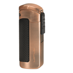 CEO Lotus Triple Torch Flame Lighter Copper & Black