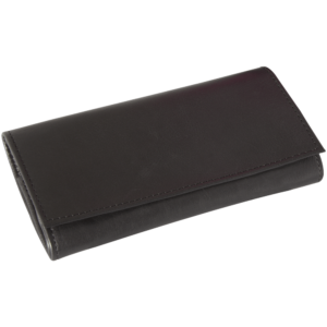 Erik Stokkebye 4th Generation Black Leather Roll up Tobacco Pouch